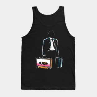 Cassette Tape Dad Retro Music Lover Tank Top